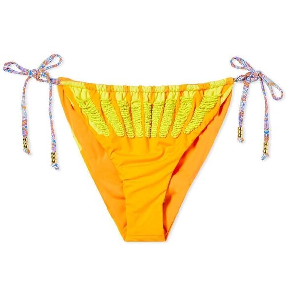 NWOT It’s Now Cool String Bead Bikini Bottoms Size Large New - Picture 1 of 7